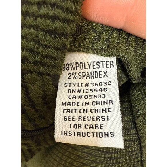 Habitat Cowl Neck Sweater Knit One Pocket Zipper Hem Detail Tunic Green Small - Picture 7 of 8